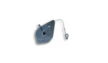 Рулетка с красящим шнуром алюминиевая 30м