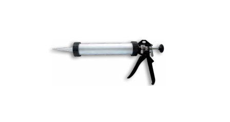 Пистолет алюминиевый закрытый для туб с глад. штоком "Профи" 400мл ССС