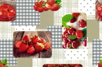 Клеенка ПВХ на нетканной основе Dekorelle Jakline 076, разм. 1,4x20м