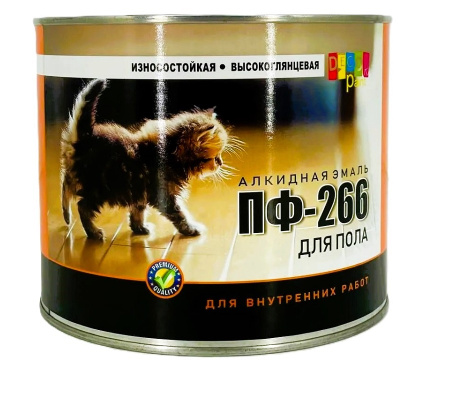 ЭмальПФ-266 красно-коричневая "Dekor paint"20кг