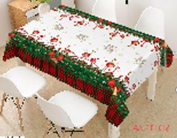 Клеенка ВЕРСАЛЬ SD-117А Новый год на тканевой основе 1,37м*20м