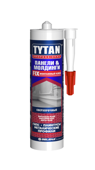 Клей монтажный "Tytan Professional" панели и молдинги 310мл (12)