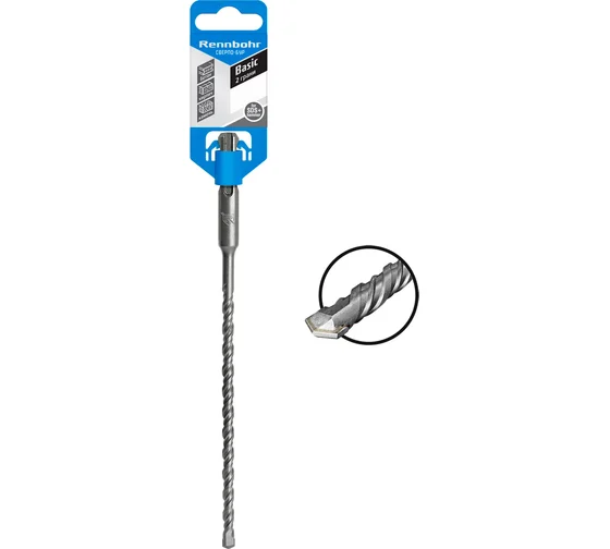 Cверло-бур по бетону SDS+ 25х410мм "Rennbohr Basic"  692541