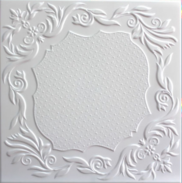 Плитка потолочная экструд. белая С2066 (36)