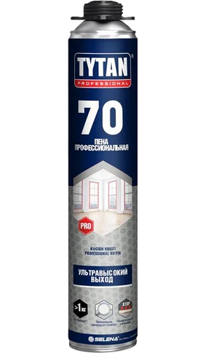 Пена профессиональная "Tytan Professional 70" 870мл (12)  зимняя