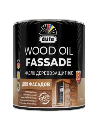 Масло "Dufa" Wood OIL Fassade бесцветный 9 л