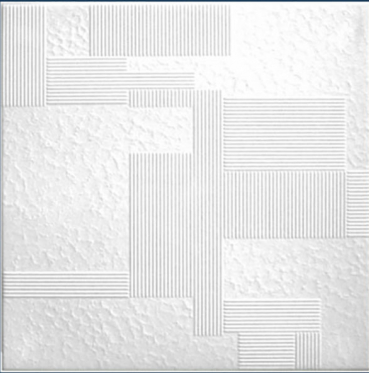 Плитка потолочная экструд. белая С2049 (40)