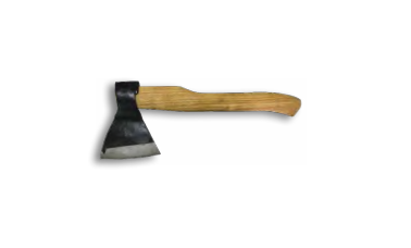 Топор хозяйственный с деревянной ручкой - "тип А" 0,9кг