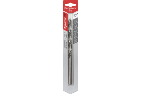 Сверло по металлу ЦХ, 11,0х195мм, HSS-G, P6M5, 1шт/уп, RENNBOHR DYNAMIC LONG CARD 669110