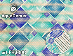 Коврик ПВХ для ванной AQUADOMER FH330C, разм. 0,8x15м