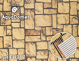 Коврик ПВХ для ванной AQUADOMER FH317, разм. 0,8x15м