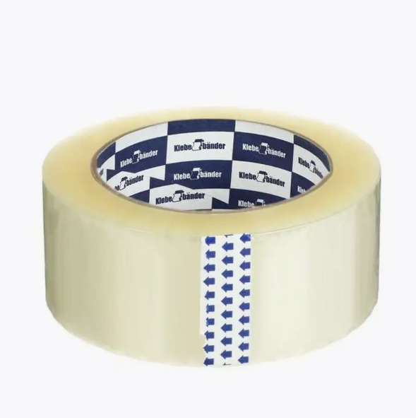 Клейкая лента (скотч прозрачный) 50 мм прозрачная 45 мк Klebebander (36)