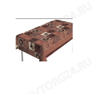 Скатерть ПВХ на нетканной основе Dekorelle Maria 153, разм. 2,2x1,4м