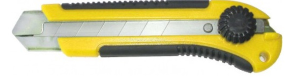 Нож широкий с металлической ведомой 25мм Twist-Lock (12)