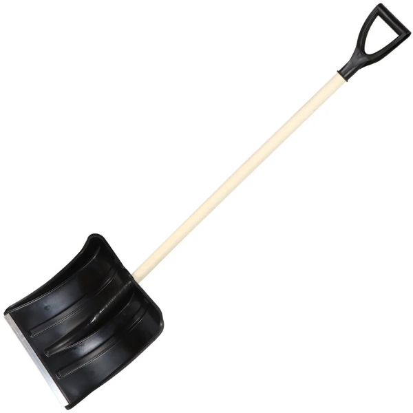 Лопата снеговая "Витязь" 380х365мм с планкой