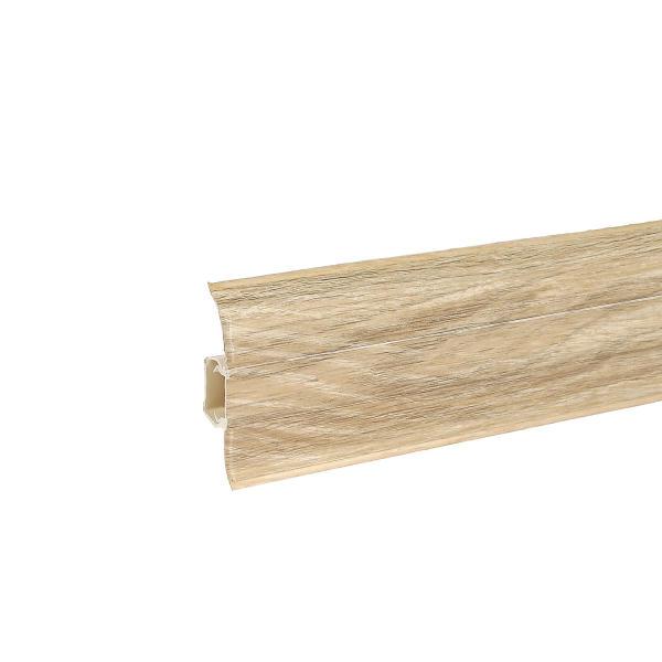 Плинтус напольный с кабель-каналом "WIMAR" №832 Дуб ведре 58мм (40)
