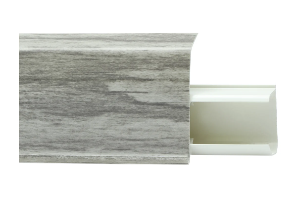 Плинтус напольный со съемной панелью QUADRO №528 Марианский 55мм*2,2м (40)