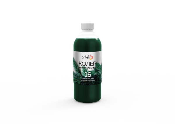 Паста колеровочная универсальная хвойная зелень    №16    "АРТЭКО" 0,5кг