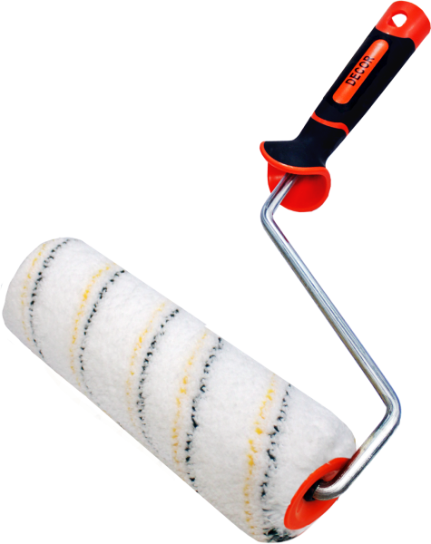 Валик микрофибра DECOR 250мм, d 50мм, бюгель 8мм, ворс 9мм ССС