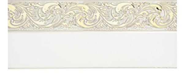 Бленда "Ажур"  7см А4 (30м.п.) БЕЛОЕ ЗОЛОТО  LM Decor