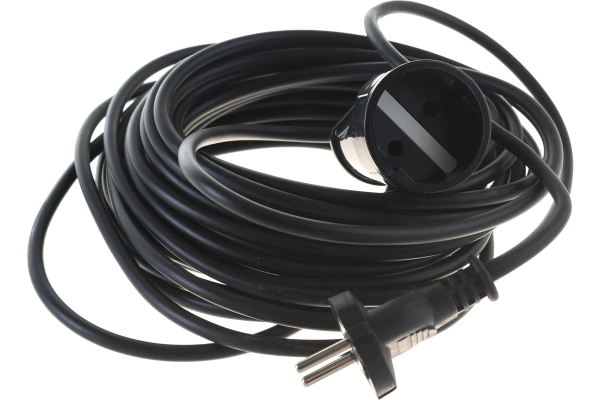 Удлинитель силовой шнур PEK, 1300Вт, 10м б/з, 1гн.