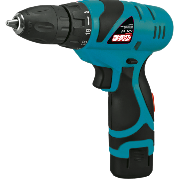 Дрель шуруповерт аккумуляторная "ЭНЕРГОПРОМ Home Master" ДА-12/2 (синий квадрат)