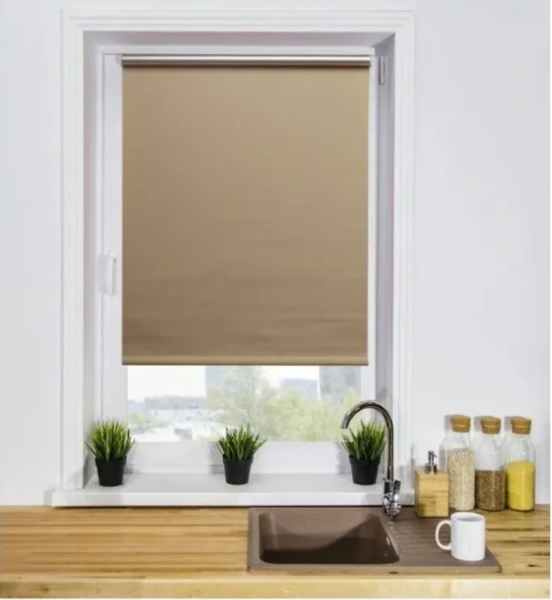 Мини Ролета Симпл LM 68-05  90*160  (Бежевый) Р