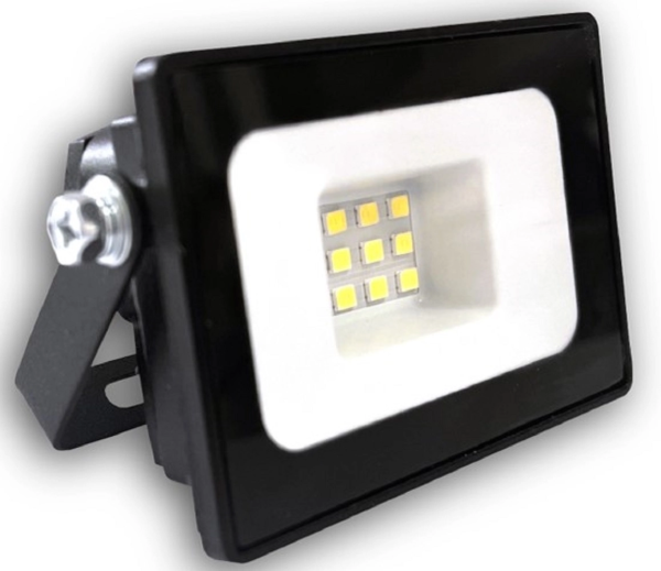 Прожектор LED  10W VLF8-10-6500-B 6500К 1200Лм 220V IP65 черный (78*70*33)VKL electric