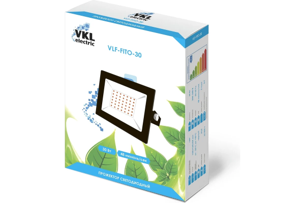 Прожектор светодиодный VLF-FITO-30 30W, 220V, IP65 VKL electric