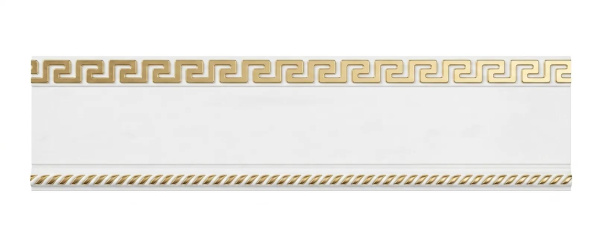 Бленда "Меандр"  5см (60м.п.) БЕЛОЕ ЗОЛОТО  LM Decor