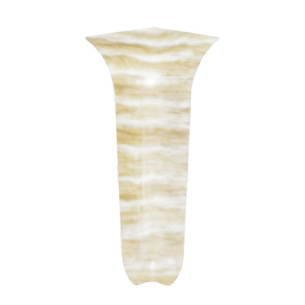 Угол внутренний к плинтусу "WIMAR" 86мм Дуб белло (15)