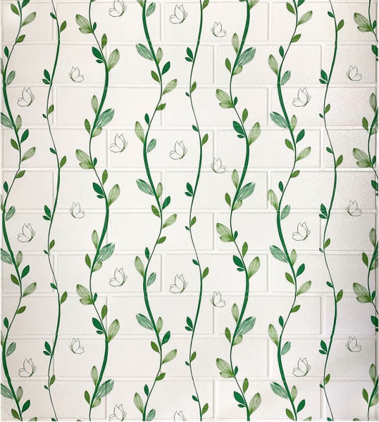 Панель самоклеящаяся 3D вспененная "Флора" 700х770мм (30) ССС