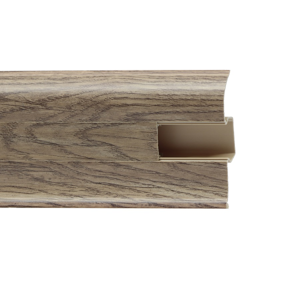 Плинтус напольный с кабель-каналом "WIMAR" №857 Венге NEW 58мм (40)