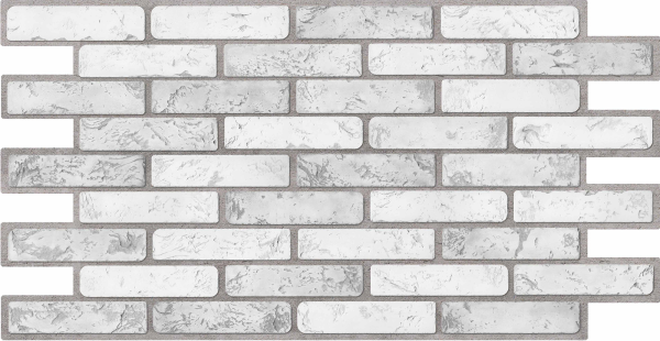 Панель ПВХ "Кирпич Светлый" Мозайка 971*498 мм (10) серия Альфа