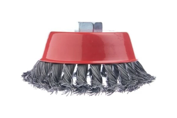 Щетка чашечная кручёная проволка стальная для УШМ 125мм М14 "HEADROCK"
