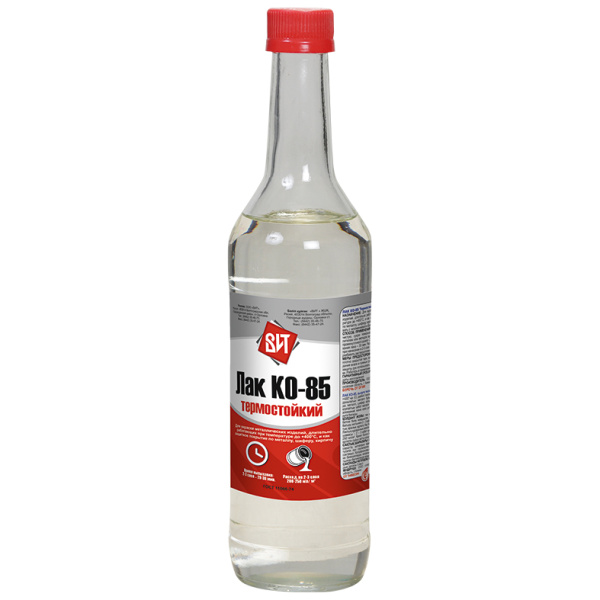Лак КО-85 термостойкий 0,5л "Царицынские краски" (20)