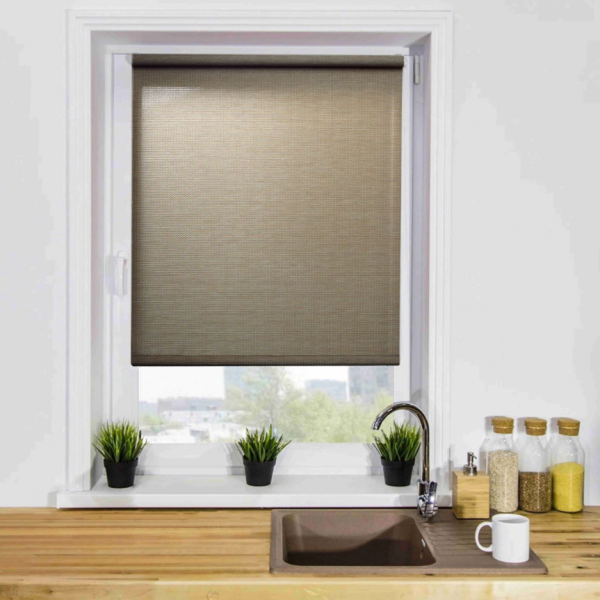 Мини Ролета Камелия LM 49-03  43*160 (серо-песочный) Р