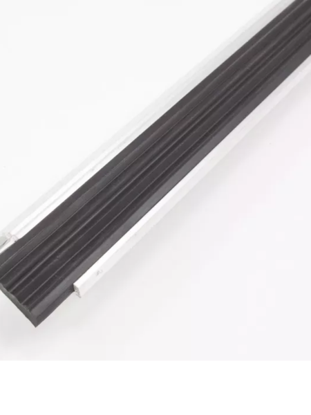 Угол-порог с резинкой 2,0м алюминий 42мм*20мм У8.11 ССС