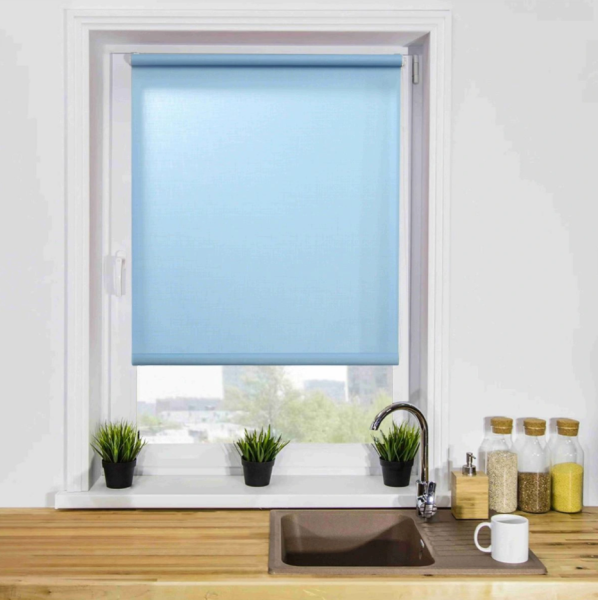 Мини Ролета Лайт LM 30-09 130*170 (голубой)