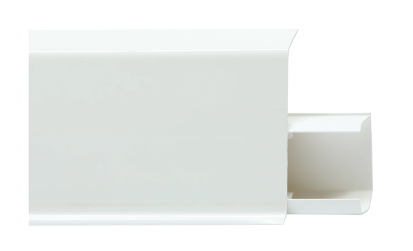 Плинтус ПВХ c съемной панелью TERA №715 Сван  72мм (24)