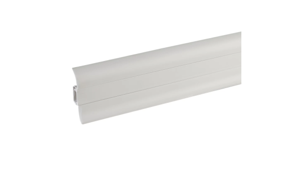 Плинтус напольный с кабель-каналом "WIMAR" №834 Белый матовый 58мм (40) NEW