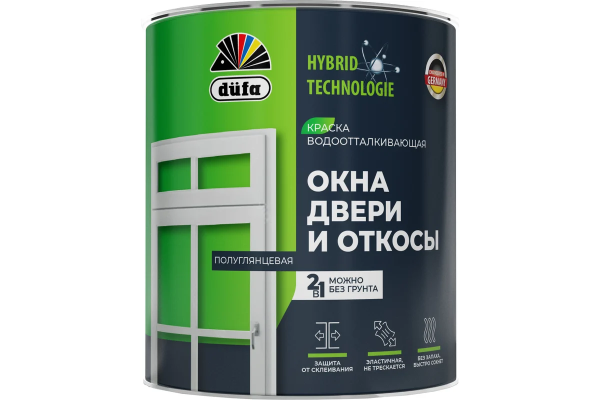 Краска "Dufa" окна, двери и откосы  база3  0,65л