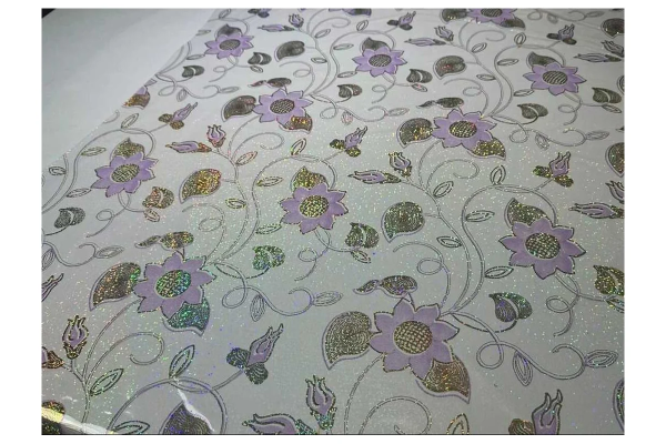 Клеенка силиконовая Dekorelle 273 (белый фон) 0,8*20м