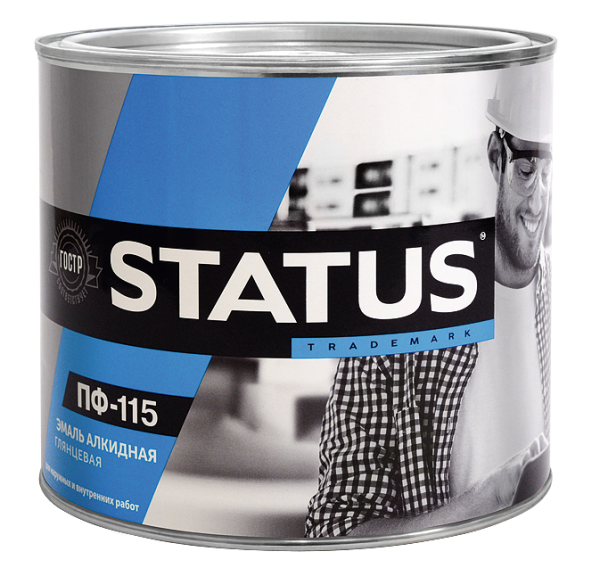 Эмаль шоколадная ПФ-115 "STATUS"  5,5кг ССС