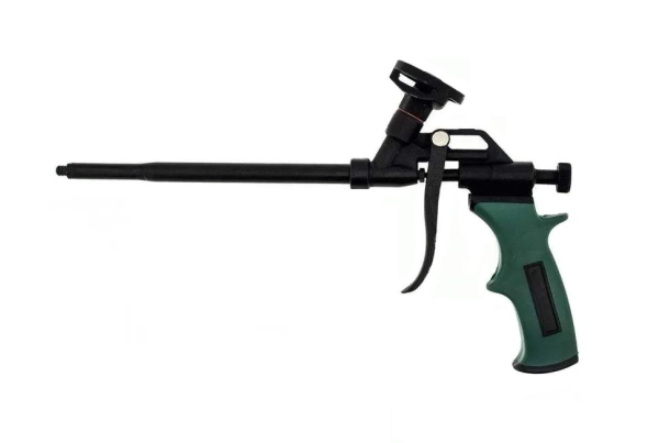 Пистолет для монтажной пены NAGAN 220 корпус с тефлоном, прорезиненная рукоятка (Арт. НГ-ПМ-220)