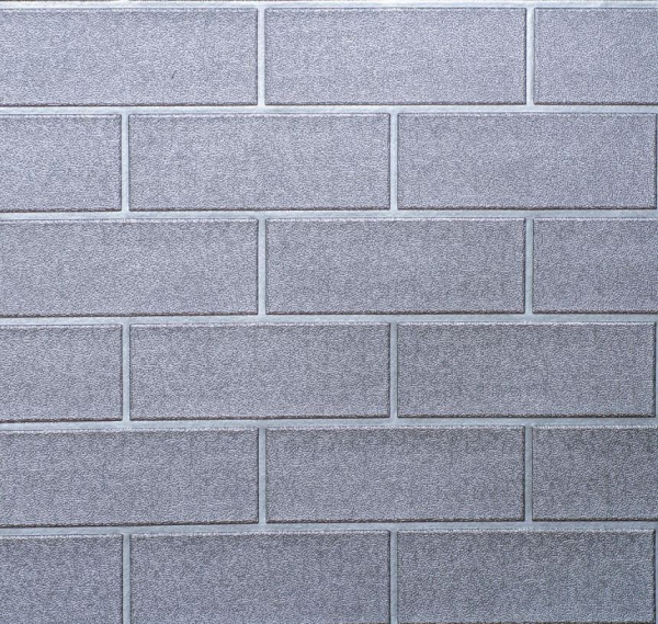 Самоклеящаяся 3D панель Dekorelle 004 серый, разм. 70x77см, толщина 3мм (10шт) ССС