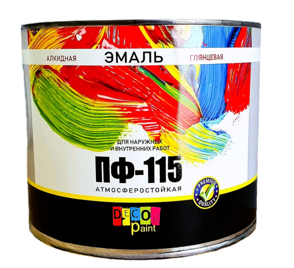 Эмаль синяя ПФ-115 "Dekor paint"20кг