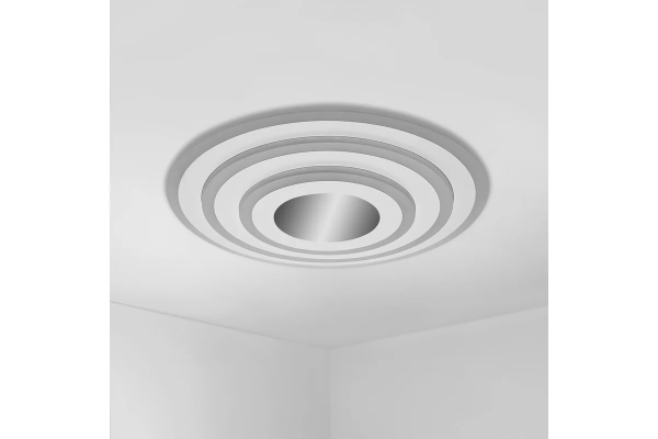 Люстра потолочн свтодиод диммер LUCERA, с ДУ 480х480х60мм, 100Вт, 36м2, белый (АНАЛОГ 52000 9)