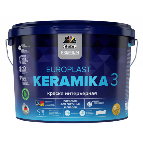Краска В/Д "Dufa Premium EuroPlast Keramika 3" база 1  2.5л (2) CCC