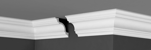 Плинтус потолочный Де-Багет П 01 95/95 (30 шт)